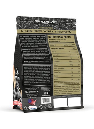 100% Whey Protein 4 lbs (1.81kg) - High Protein Lean Shake with Zero Sugar (American Banana Split) - view 2